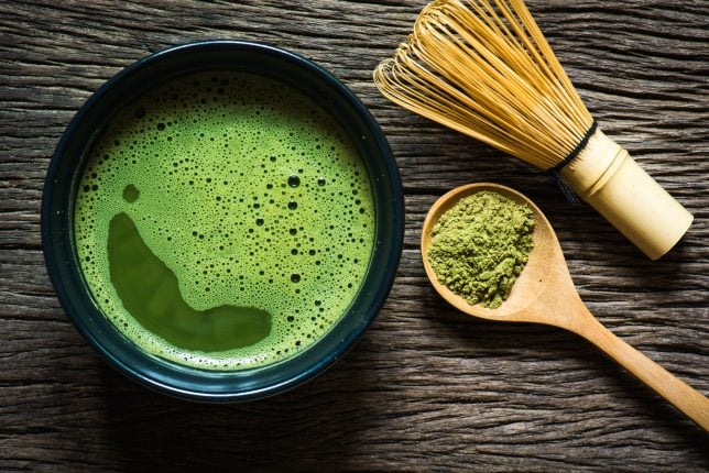 Traditional matcha chawan